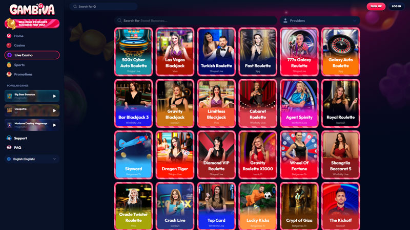 gambiva live screenshot