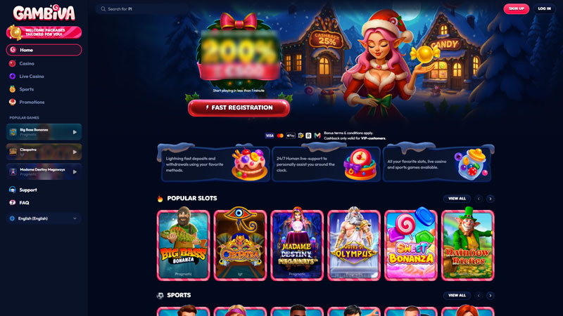 gambiva lobby screenshot