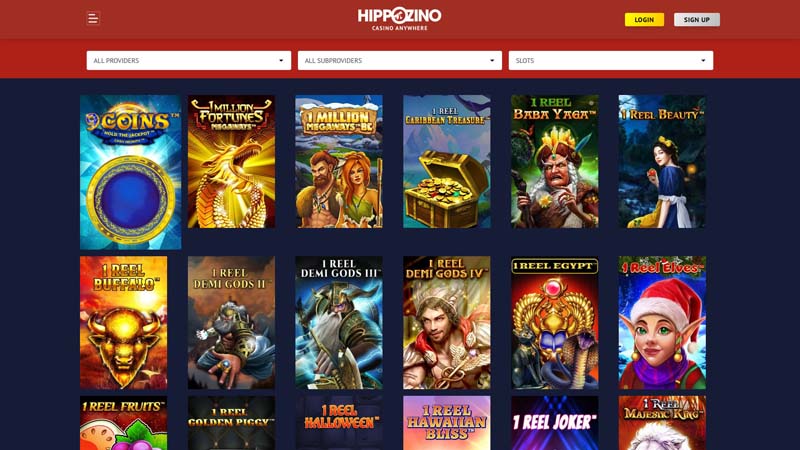 hippozino-casino slots screenshot