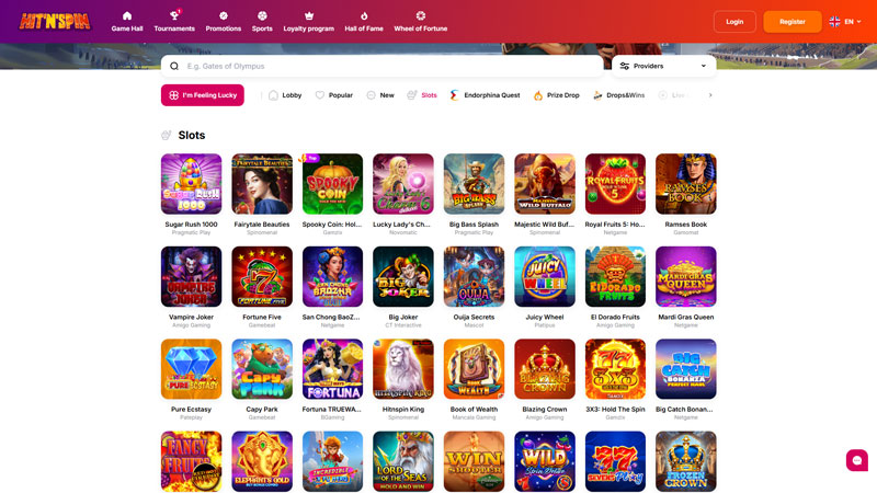 hit-n-spin slots screenshot