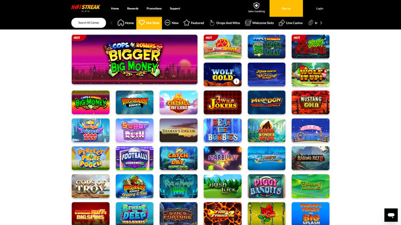 hot-streak slots screenshot