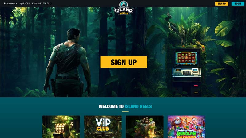 island-reels lobby screenshot