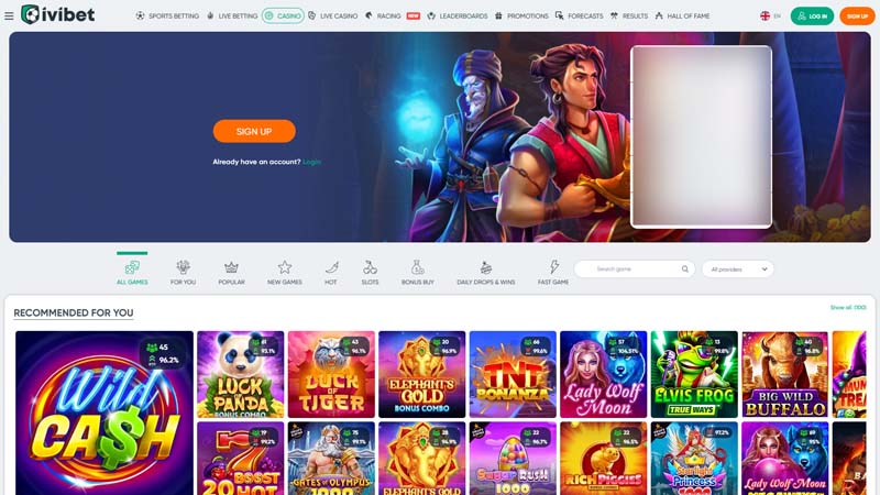 ivibet lobby screenshot