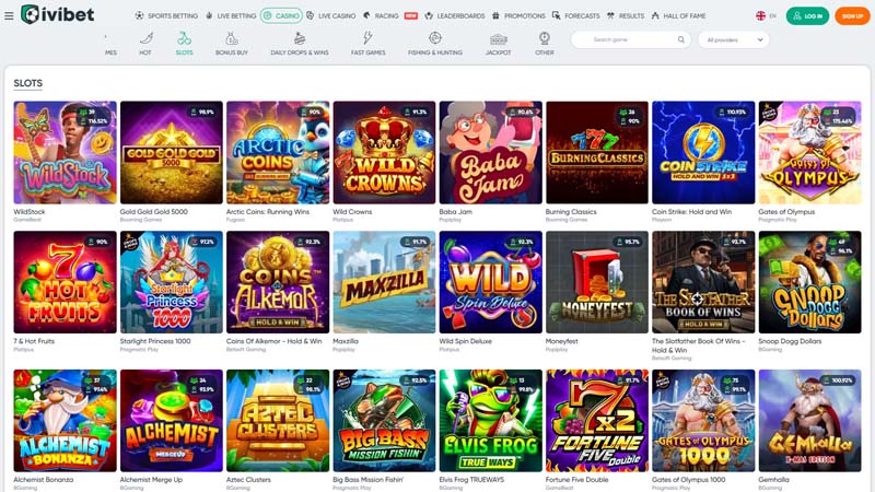 ivibet slots screenshot