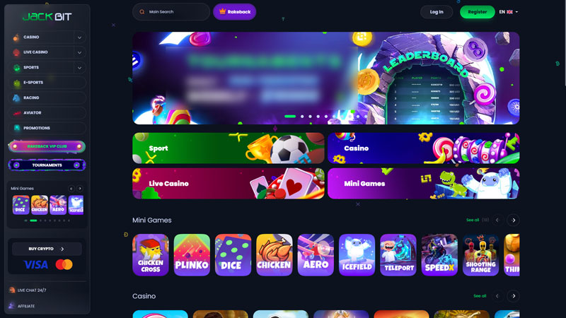 jackbit lobby screenshot