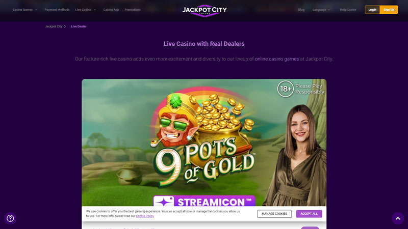 jackpot-city-casino live screenshot