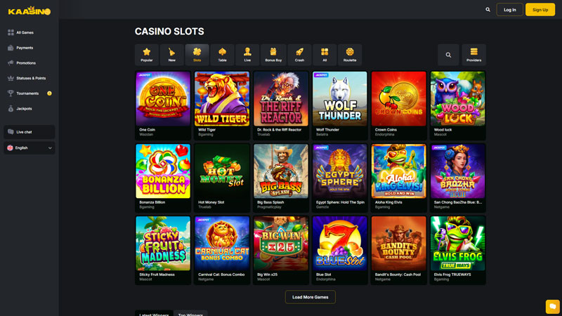 kaasino slots screenshot