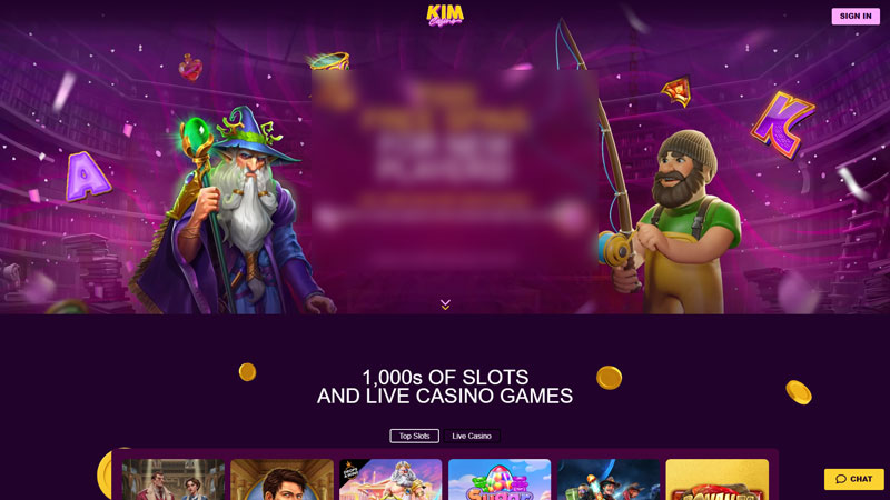 kim-casino lobby screenshot