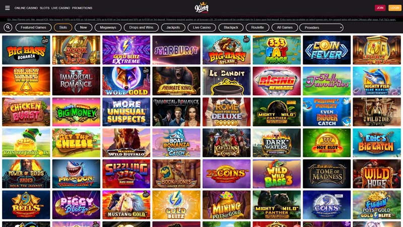 king-casino slots screenshot