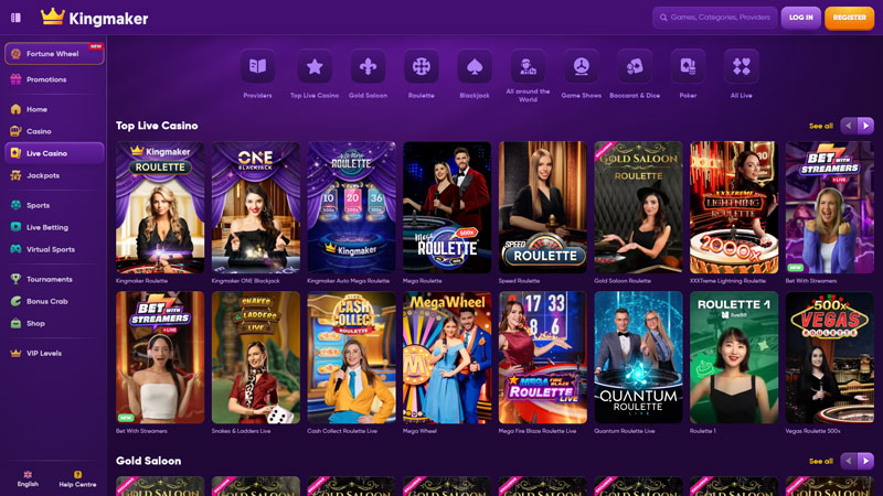 kingmaker live screenshot