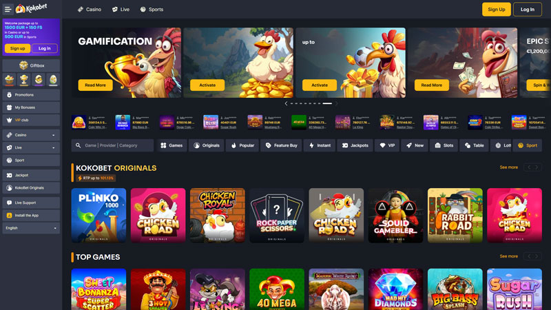 kokobet lobby screenshot