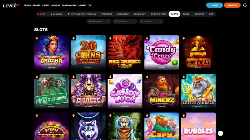 levelup slots screenshot