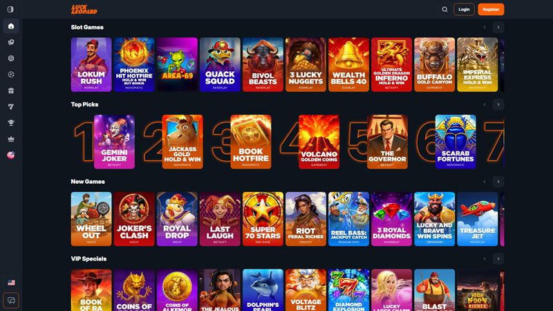 luck-leopard slots screenshot