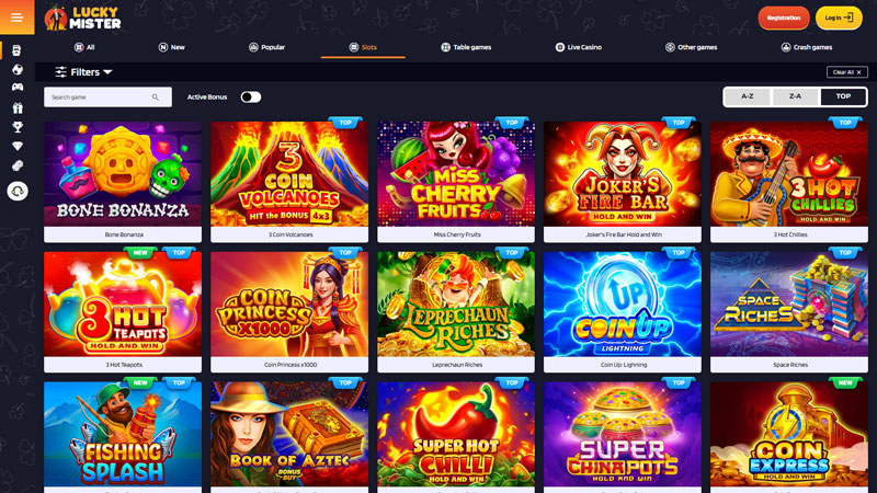 lucky-mister slots screenshot