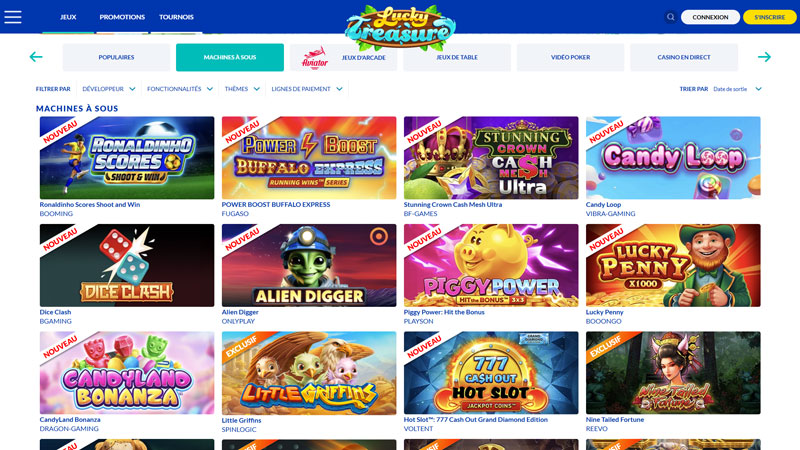 lucky-treasure slots screenshot