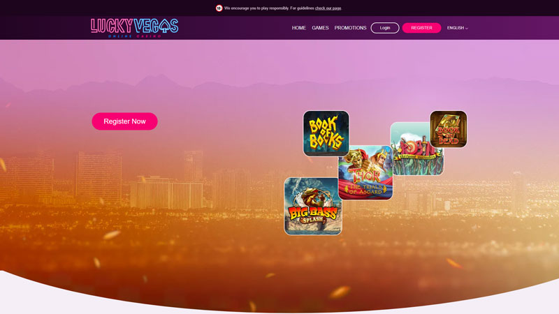 lucky-vegas lobby screenshot