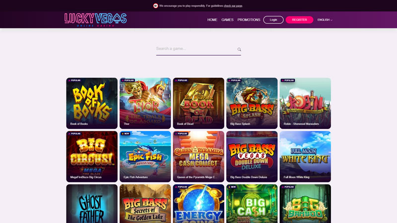 lucky-vegas slots screenshot