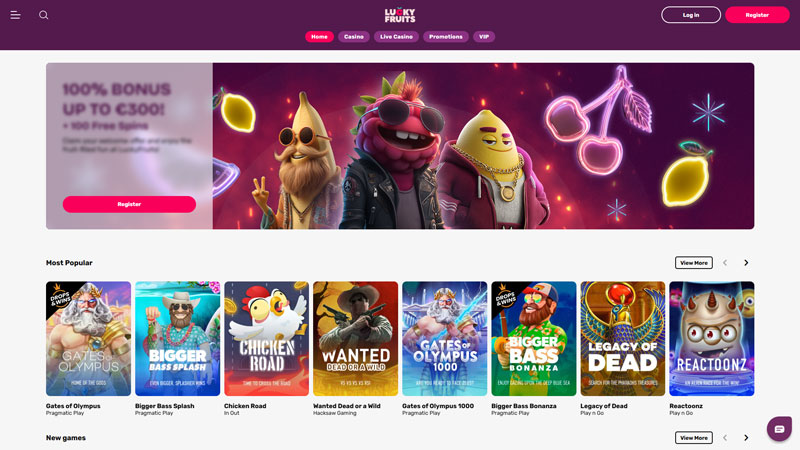 Thumbnail luckyfruits lobby