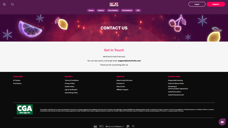 Thumbnail luckyfruits support