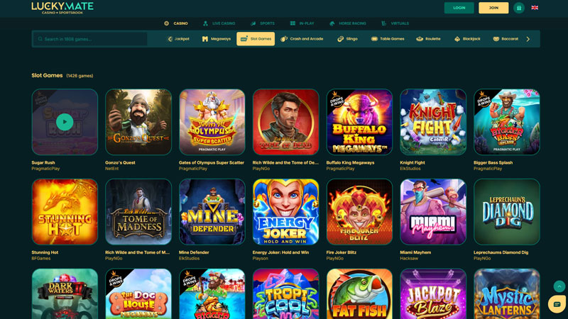 luckymate slots screenshot