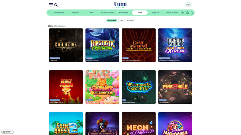 lumi slots screenshot