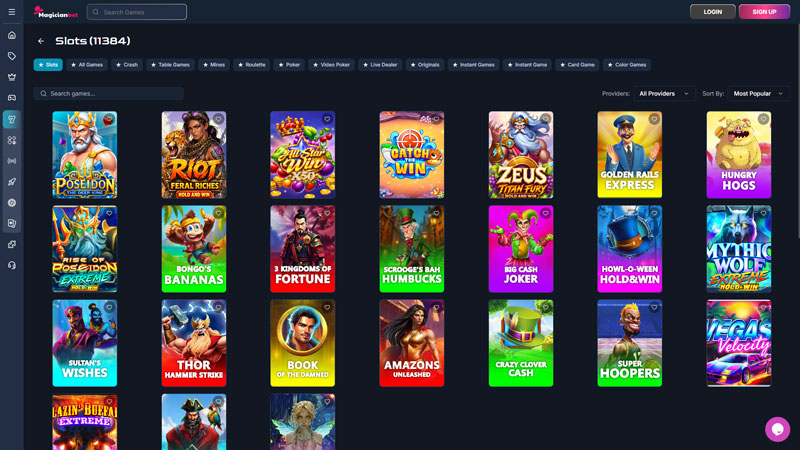 magicianbet slots screenshot
