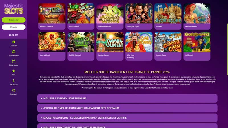 majestic-slots slots screenshot