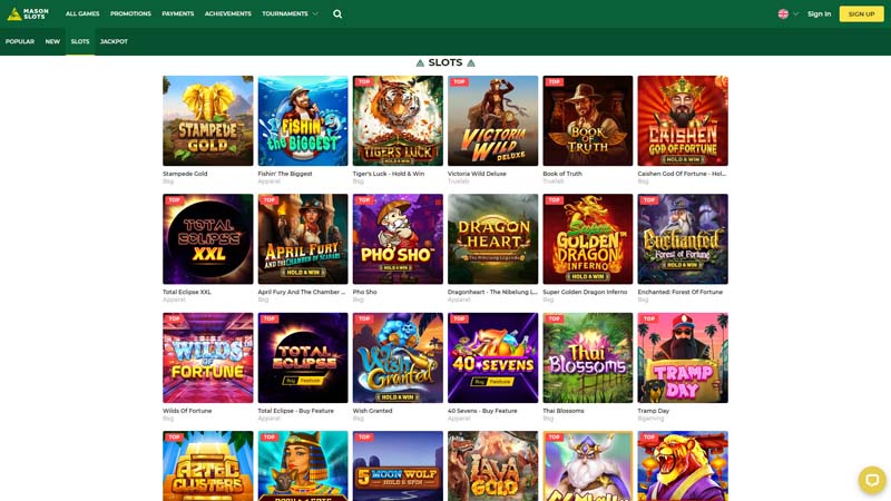 mason-slots slots screenshot
