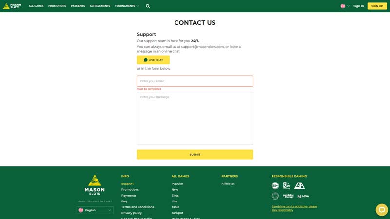 mason-slots support screenshot