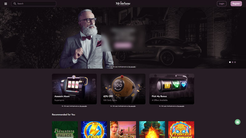 mrfortune lobby screenshot