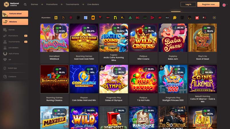 national-casino slots screenshot