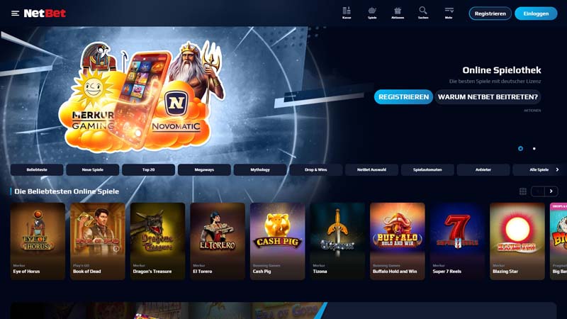 netbet-games lobby screenshot