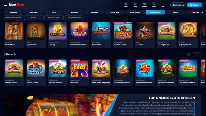 netbet-games slots screenshot