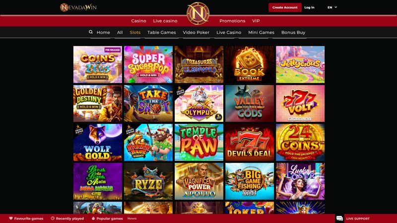 nevada-win slots screenshot