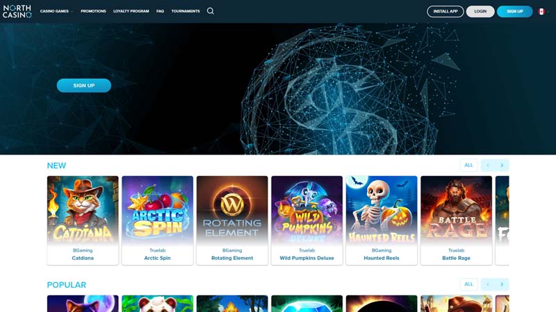 north-casino lobby screenshot