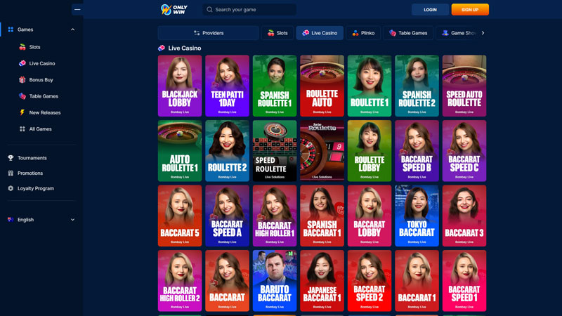 onlywin live screenshot