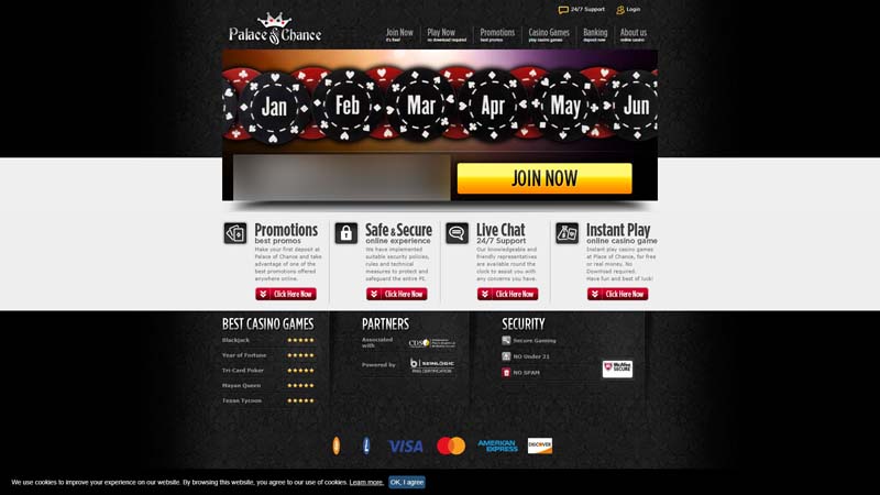 palace-of-chance-casino lobby screenshot