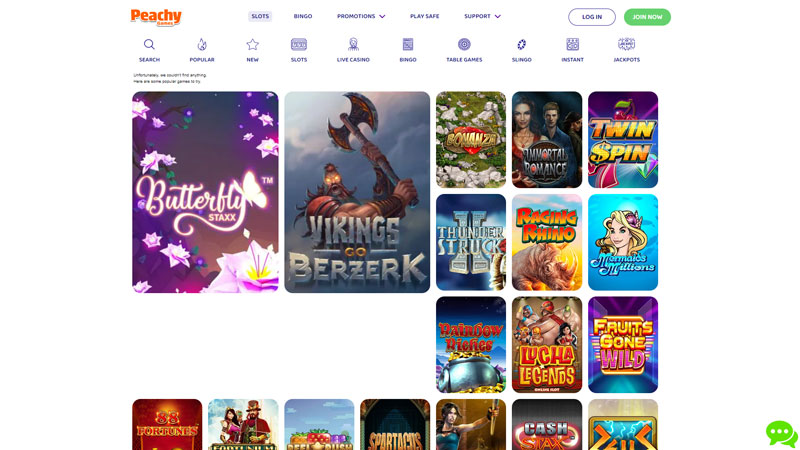 peachy-games slots screenshot