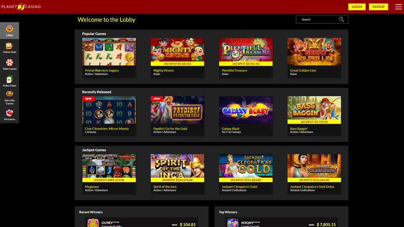 planet-7 slots screenshot