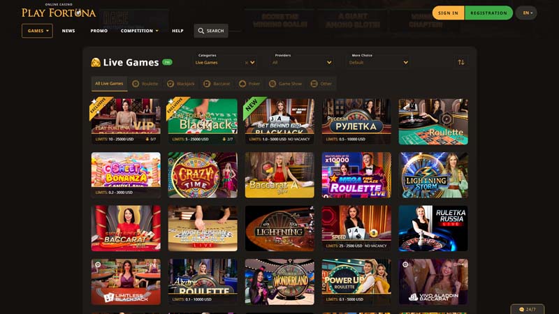 play-fortuna-casino live screenshot