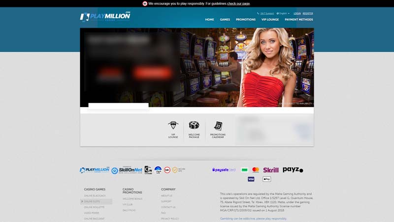 play-million-casino slots screenshot