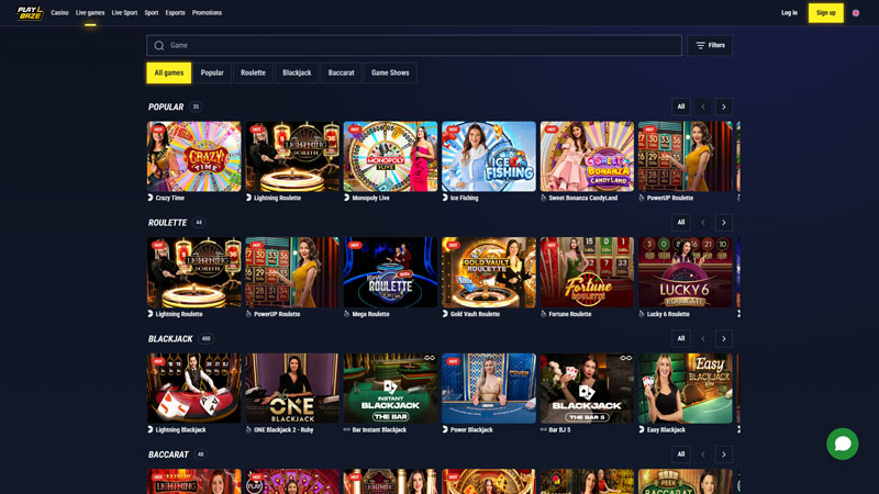 playbaze live screenshot