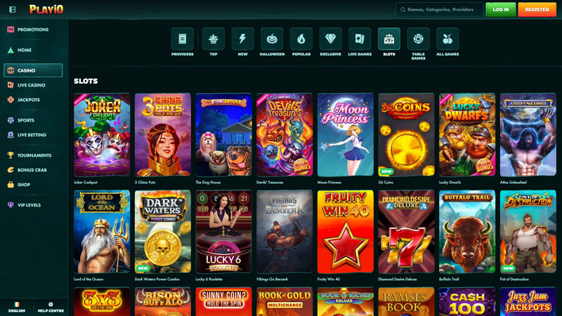 playio slots screenshot