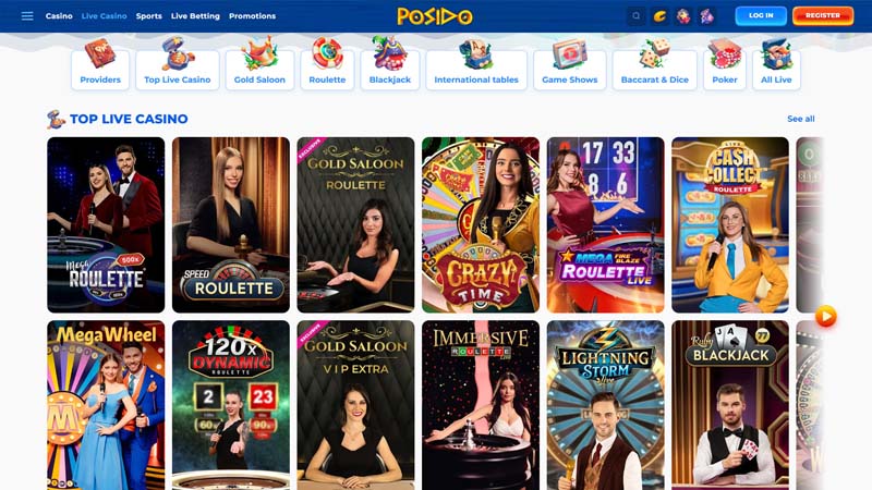 posido live screenshot