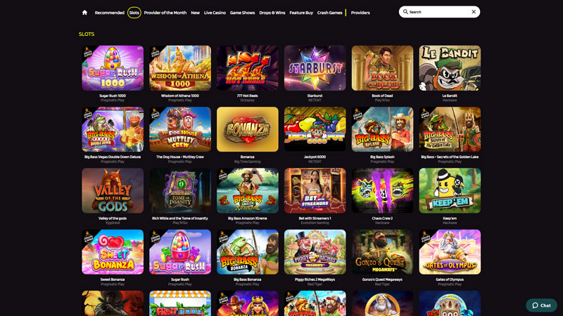 prontobet slots screenshot