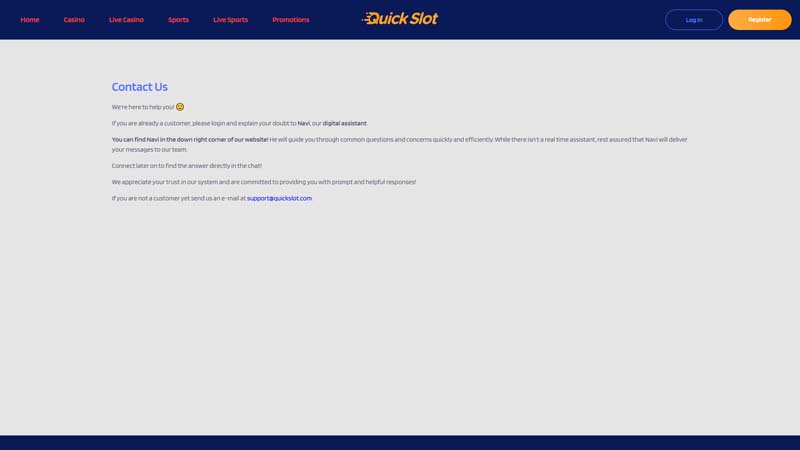 quickslot support screenshot