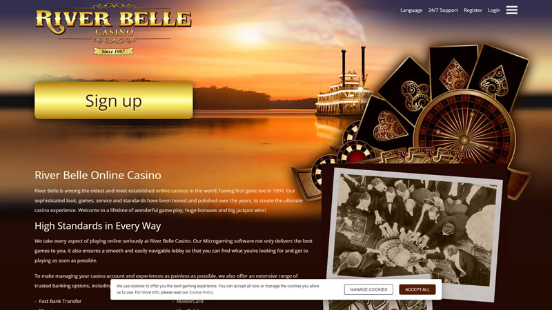 river-belle-casino lobby screenshot