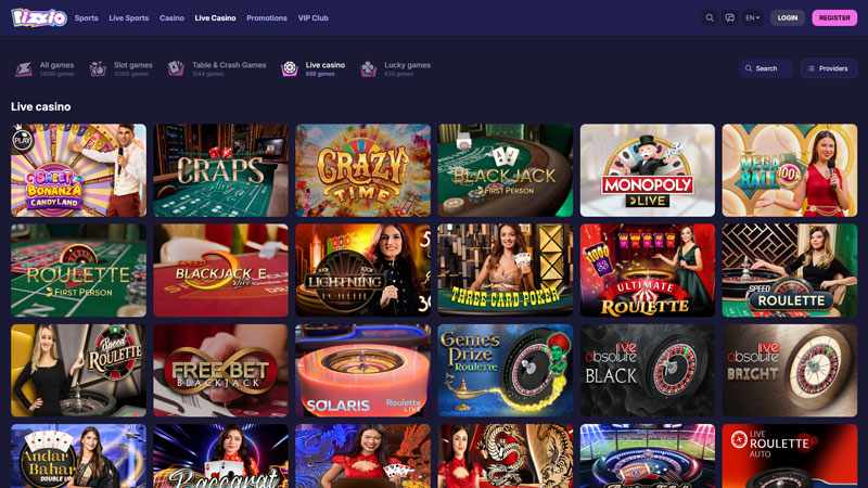 rizzio live screenshot