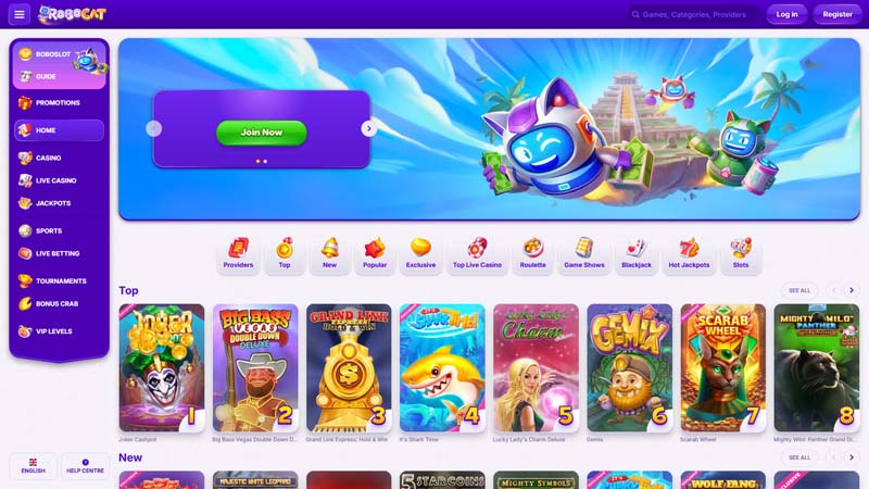 robocat lobby screenshot