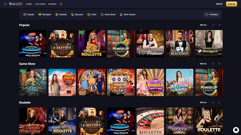 rollxo live screenshot